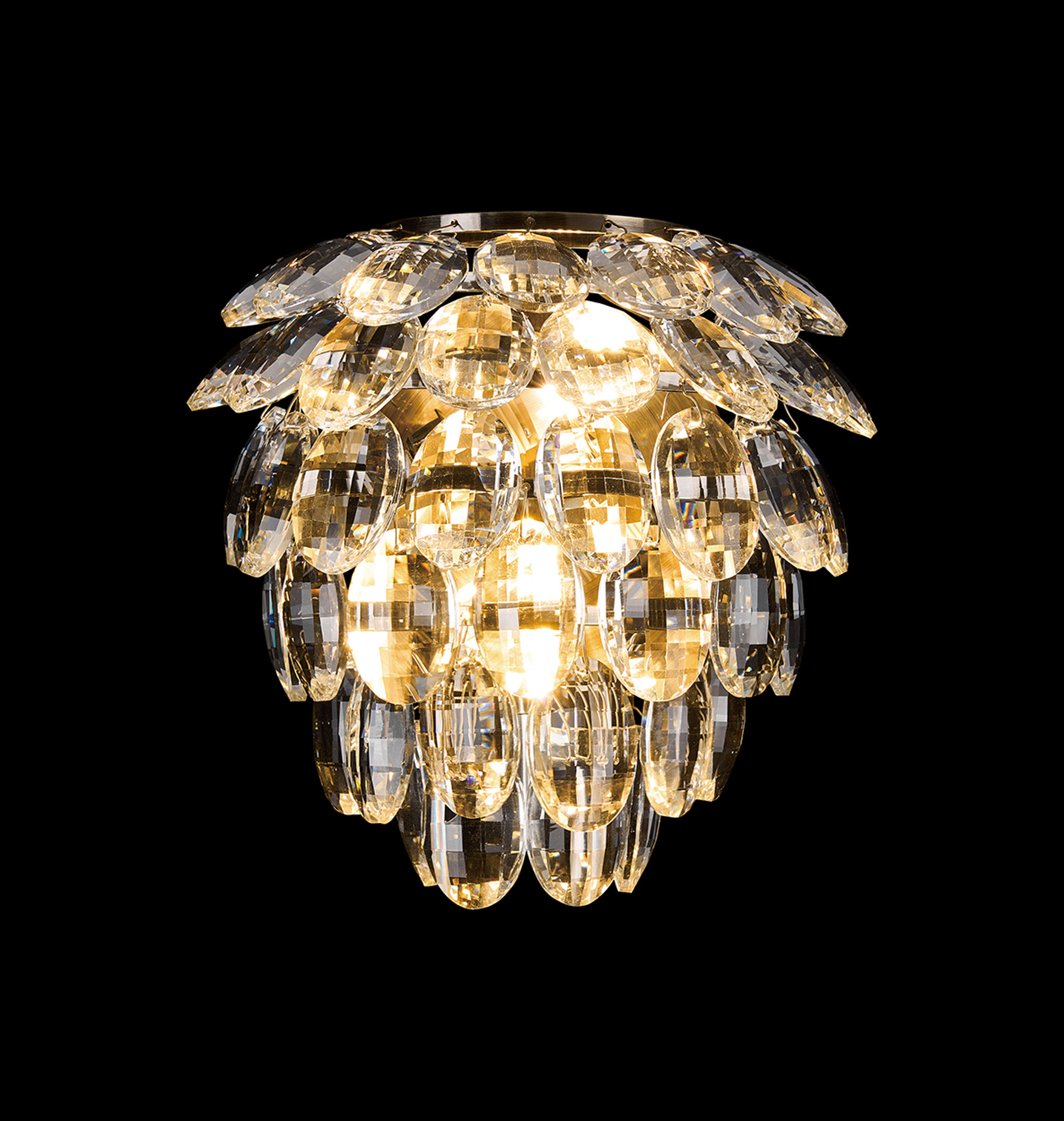 Coniston IP Bathroom Lights Diyas Crystal Wall Lights